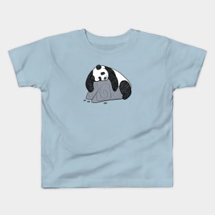 Cute Panda with Unique ornaments Kids T-Shirt